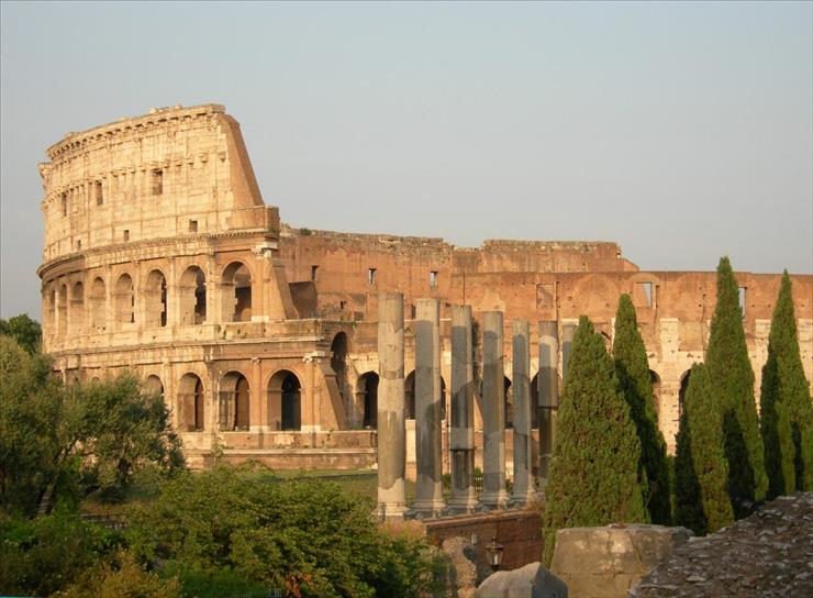 TAPETY ZNANE MIEJSCA ŚWIATA - Coloseum -Rome.jpg