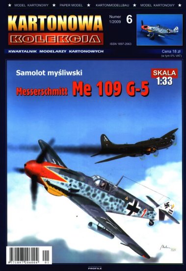 Kartonowa Kolekcja - Kartonowa Kolekcja 6 Messerschmitt Me 109 G-5.jpg